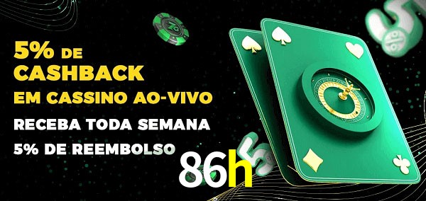 Promoções do cassino ao Vivo 86h